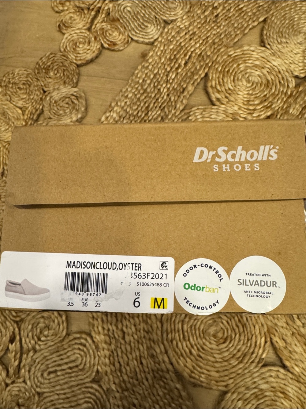 New Dr. Scholl's Taupe Madison Cloud Oyster Slip On Loafers Size 6 - Picture 7 of 10